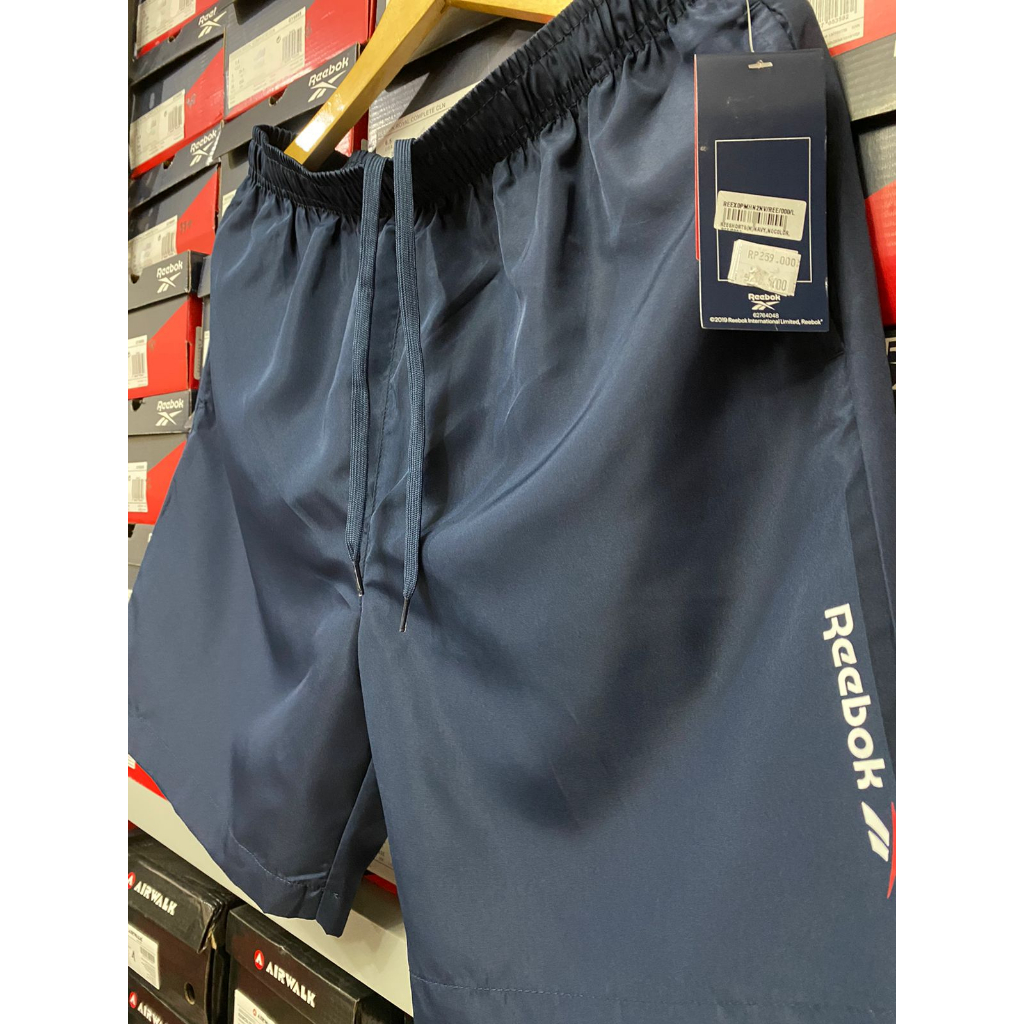 Reebok Short's Navy REEX0PMHN2NV Celana Pendek Olahraga Pria Original