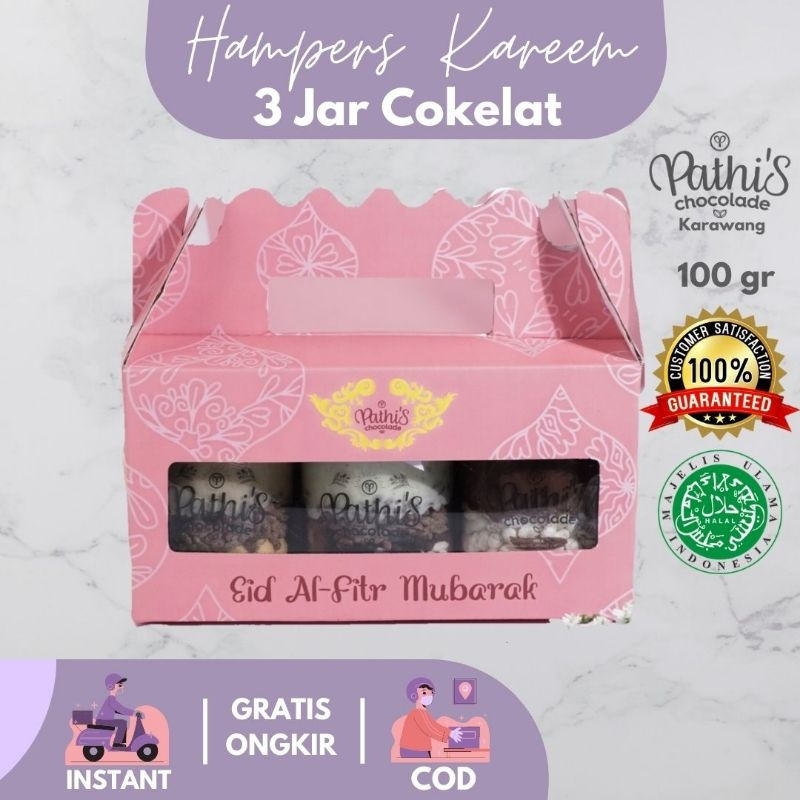 

PATHIS CHOCOLADE - PAKET HAMPERS | Cemilan Cokelat Lumer