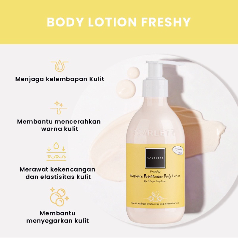 Scarlett Whitening Body Lotion / body lotion / losion