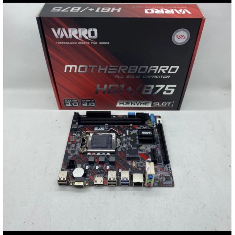 MOTHERBOARD VARRO H61+/B75 LGA 1155