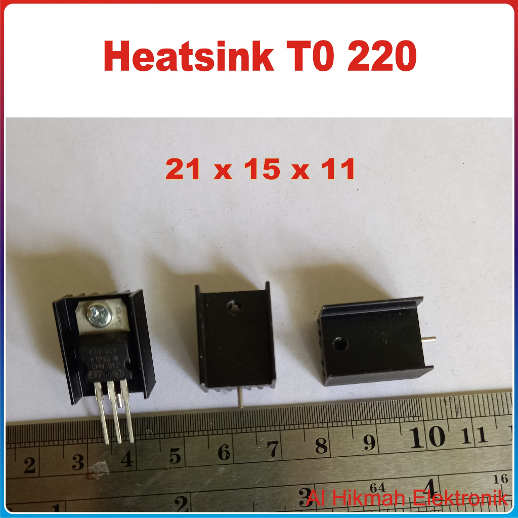 Heatsink T0 220 Ukuran 21 x 15 x 11 Mm