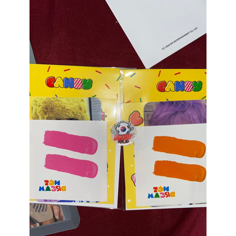 tattoo candy jeno haechan set photocard