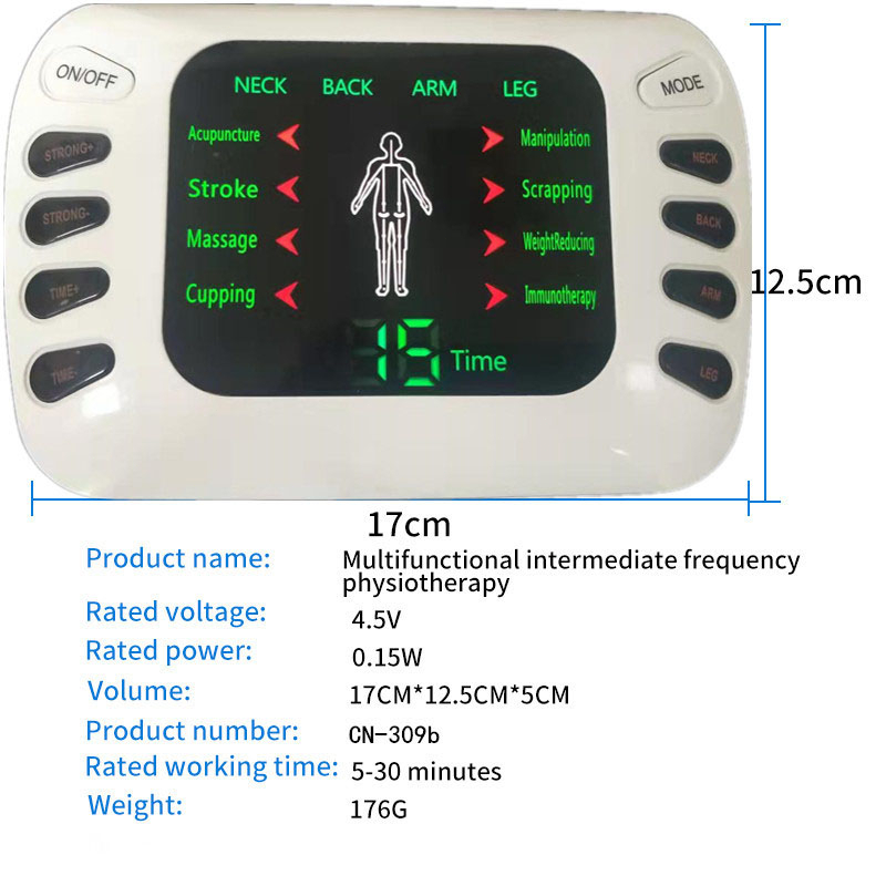 Alat Pijat Putse Elektronik Rumah Digital Alat Fisioterapi Akupuntur Meridian Body Terapi Akupunktur[Ready Stock]