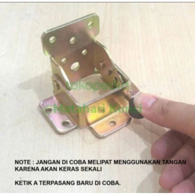 BRACKET KAKI MEJA LIPAT / ENGSEL KAKI MEJA LIPAT BUKA / BRACKET SIKU