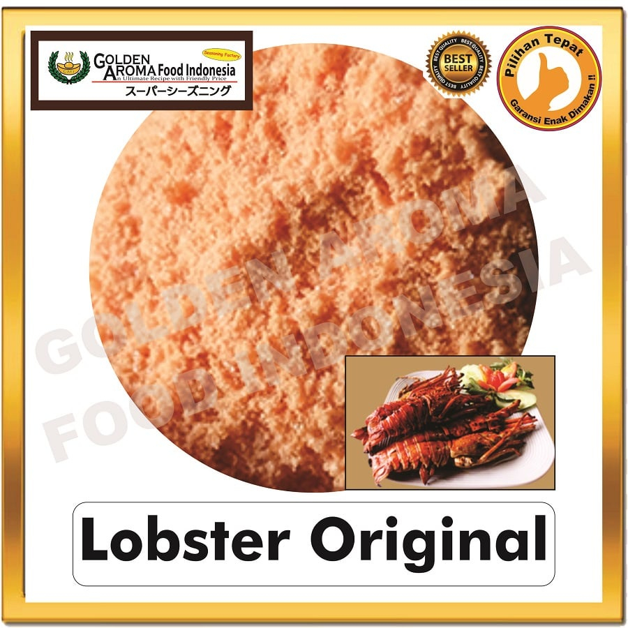 

Bubuk Tabur Instan Rasa Lobster Original 500 gram Bumbu Masak Aneka Serbaguna 500Gr Seasoning Powder 1/2Kg Instant Enak Murah Halal Penyedap Rempah Spices Masakan Bahan Siap pakai