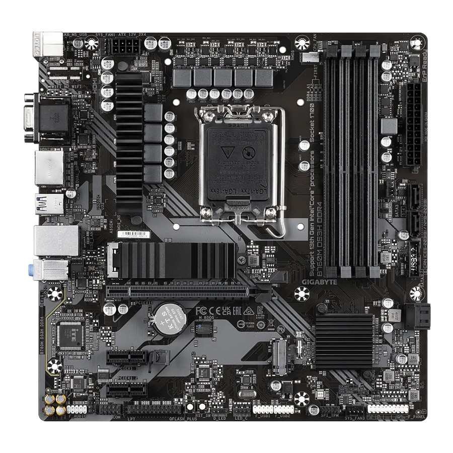 Motherboard Gigabyte B760M DS3H DDR4 - Intel LGA1700