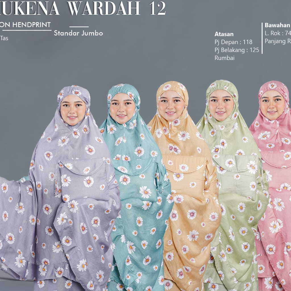 Ezpata Mukena Putusan Couple Ibu Anak Rayon Premium Motif Bunga Kekinian Free Tas Lucu Terbaru Termurah