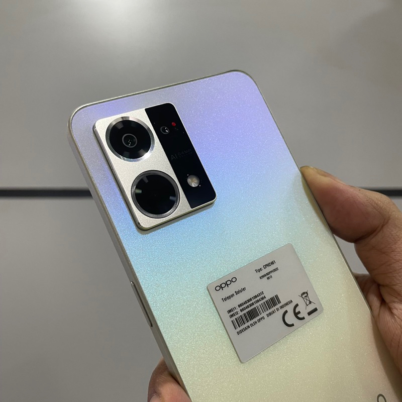 oppo reno 8 8/256gb second bekas mulus fullset original resmi