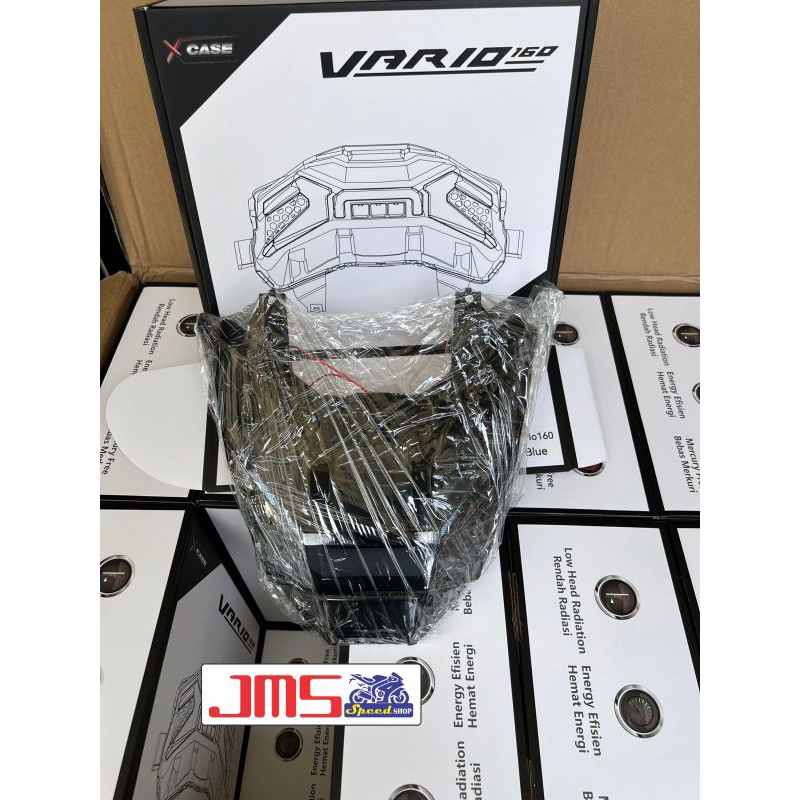 lampu stop belakang stoplamp vario160 new xcase 3in1