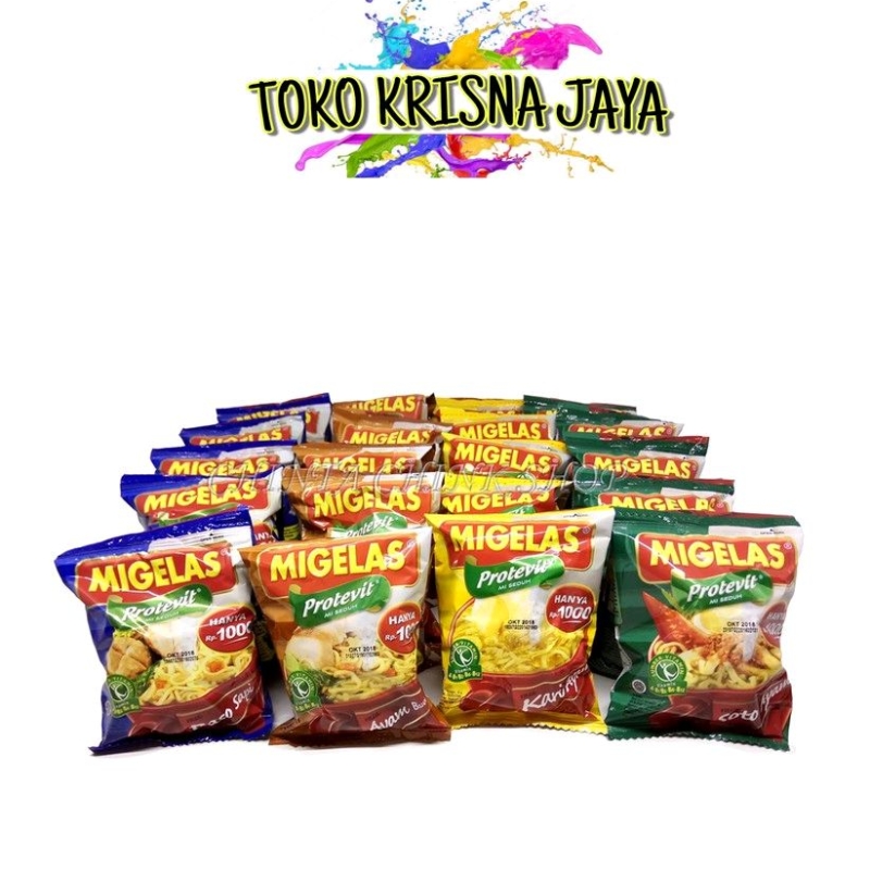 

MIGELAS MIE SEDUH RASA AYAM BAWANG | SOTO AYAM | KARI AYAM | SOP BUNTUT | BAKSO NETTO 10 PCS X 30 GR