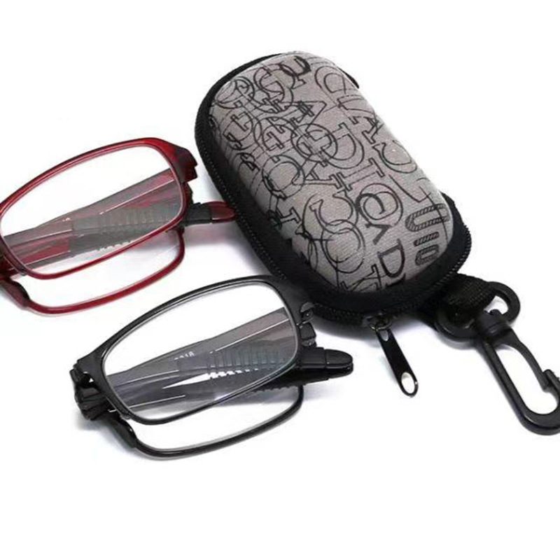 Kacamata Baca Lipat Lensa Plus Anti Radiasi+1.00 s/d+4.00 Kacamata Pria Folding Reading Glasses (Free Pocket)