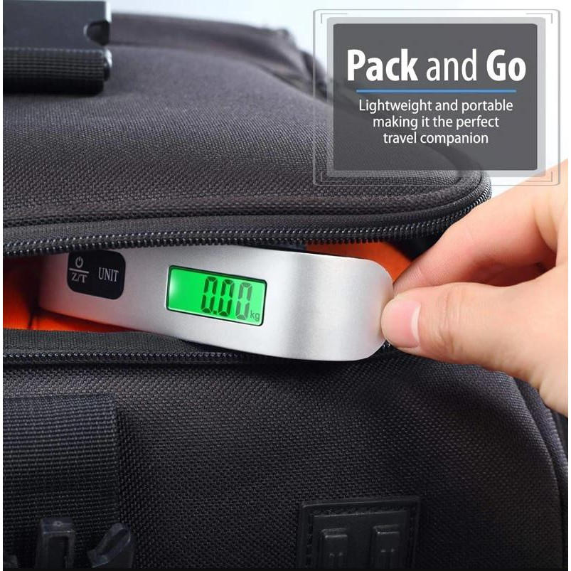 Koper Timbangan Travel Scale Electronic Luggage Scale Portable Serbaguna Koper Tas Max 50Kg