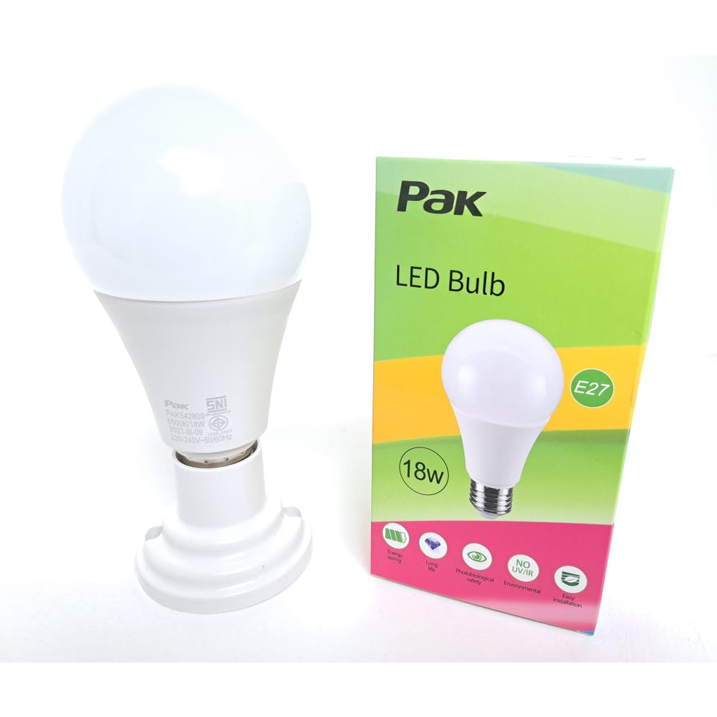 Lampu Bohlam Led Bulb PAK Natural White Kuning Semu 4000K