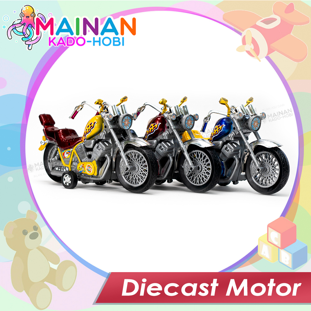 KADO ULANG TAHUN ANAK MAINAN MINIATUR DIECAST MOTOR BALAP MOTORCYCLE RACING