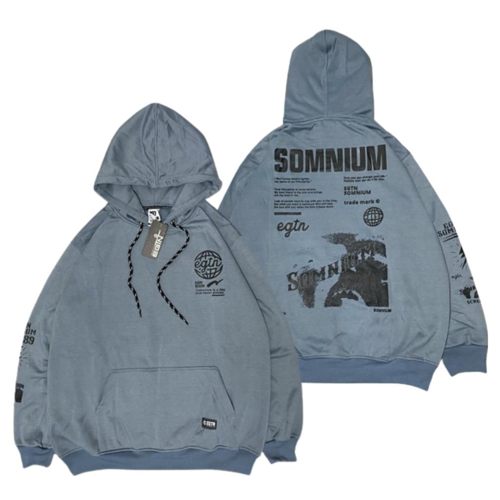 Hoodie Shout Art EgtnSomnium Original (L XL) Basic Hoodie Pullover Full Motif Premium Distro Hoodie 