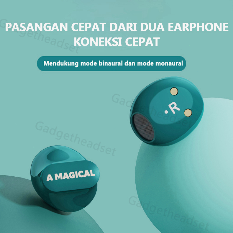 [Dengan lanyard] 100% Original TWS Disney Headset Bluetooth 5.3 Desain semi-in-ear with Mikrofon untuk Android IOS Gaming Sport