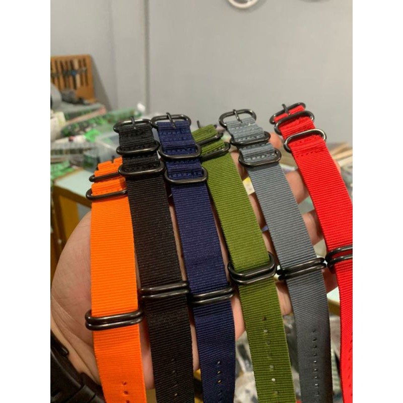 Strap tali jam tangan kanvas nato zulu g-shock