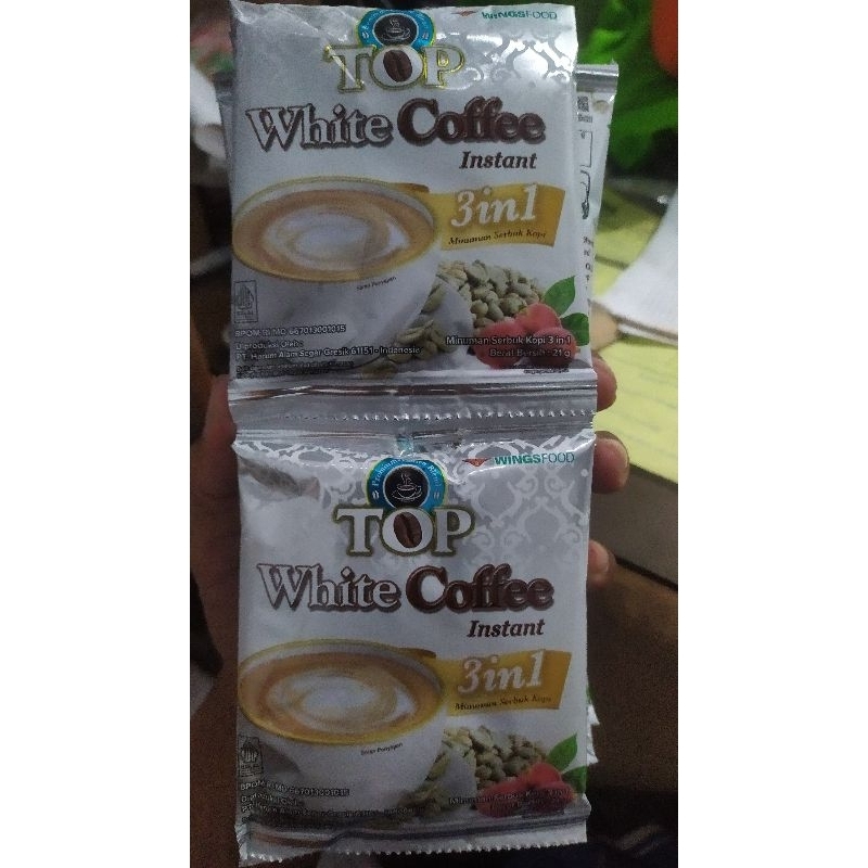

Top White Coffee Rentengan Isi 12 Sachet