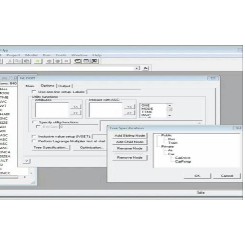 Nlogit 3 Limdep 8 Multinomial Logistic Regression LIMDEP