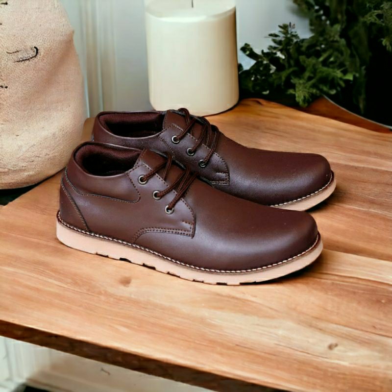 JOECOL Sepatu Formal Pantofel Low Boots Casual Kerja Original Sepatu Kasual Cowok