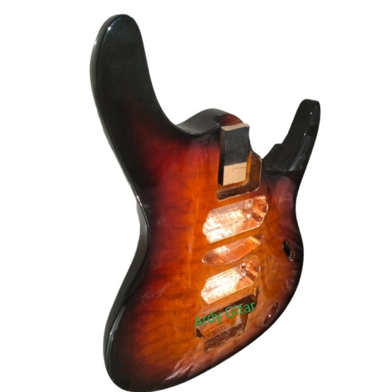 Body Gitar Ibanez s series Finishing tinggal pasang