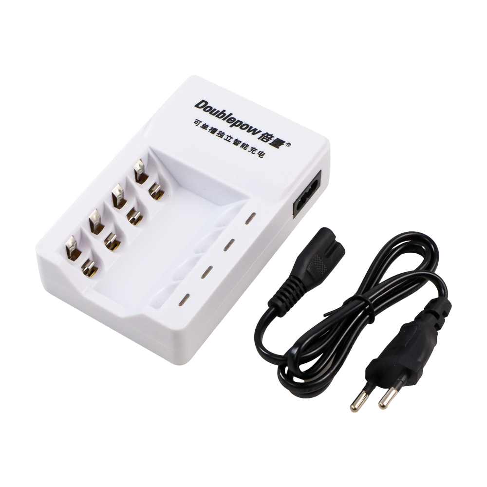 Doublepow - Rapid Baterai Charger AA / AAA` 4 Slot Battery` Fast Recharge Batre Cas A2 / A3