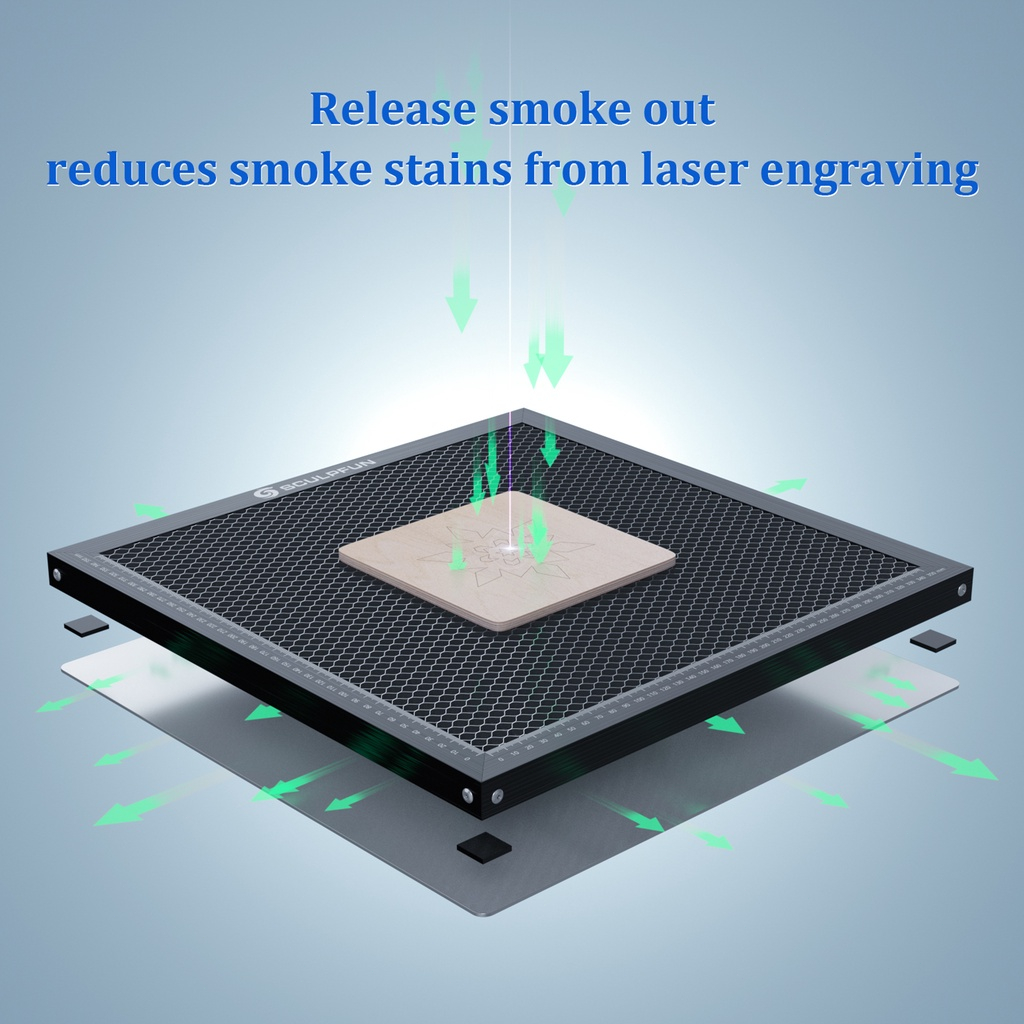 【400*600mm】Laser Carving Machine Platform Board/Papan Platform Sarang Lebah Untuk Mesin Pemotong Laser