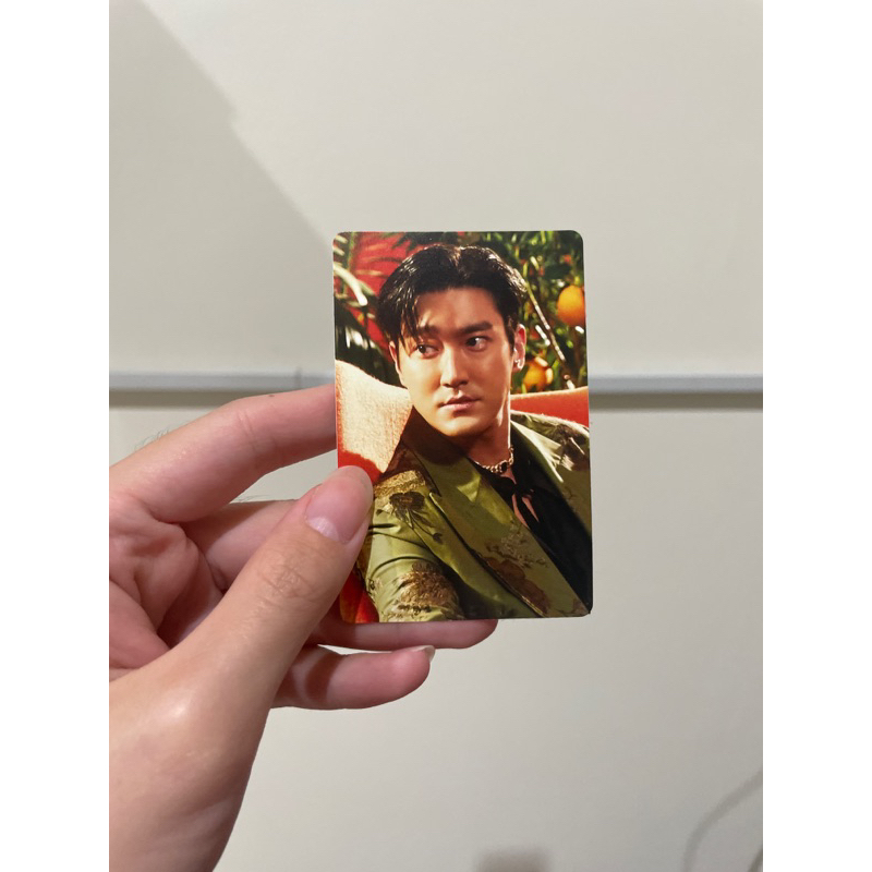 OFFICIAL PHOTOCARD STICKER THE ROAD KEEP ON GOING CHOI SIWON