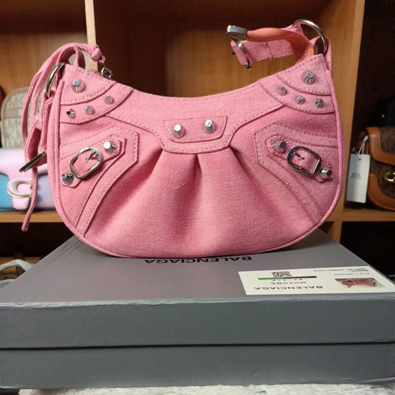 TAS IMPORT BALENCIAGA PINK BOX