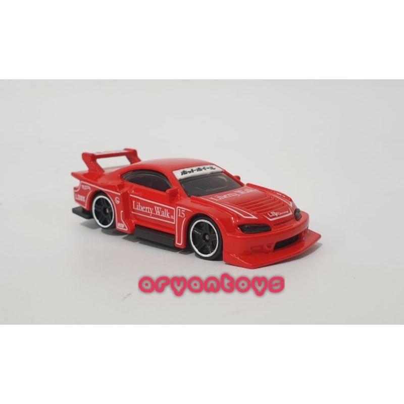 Hotwheels custom Nissan Silvia S15 Super Silhouette LBWK Red Edition