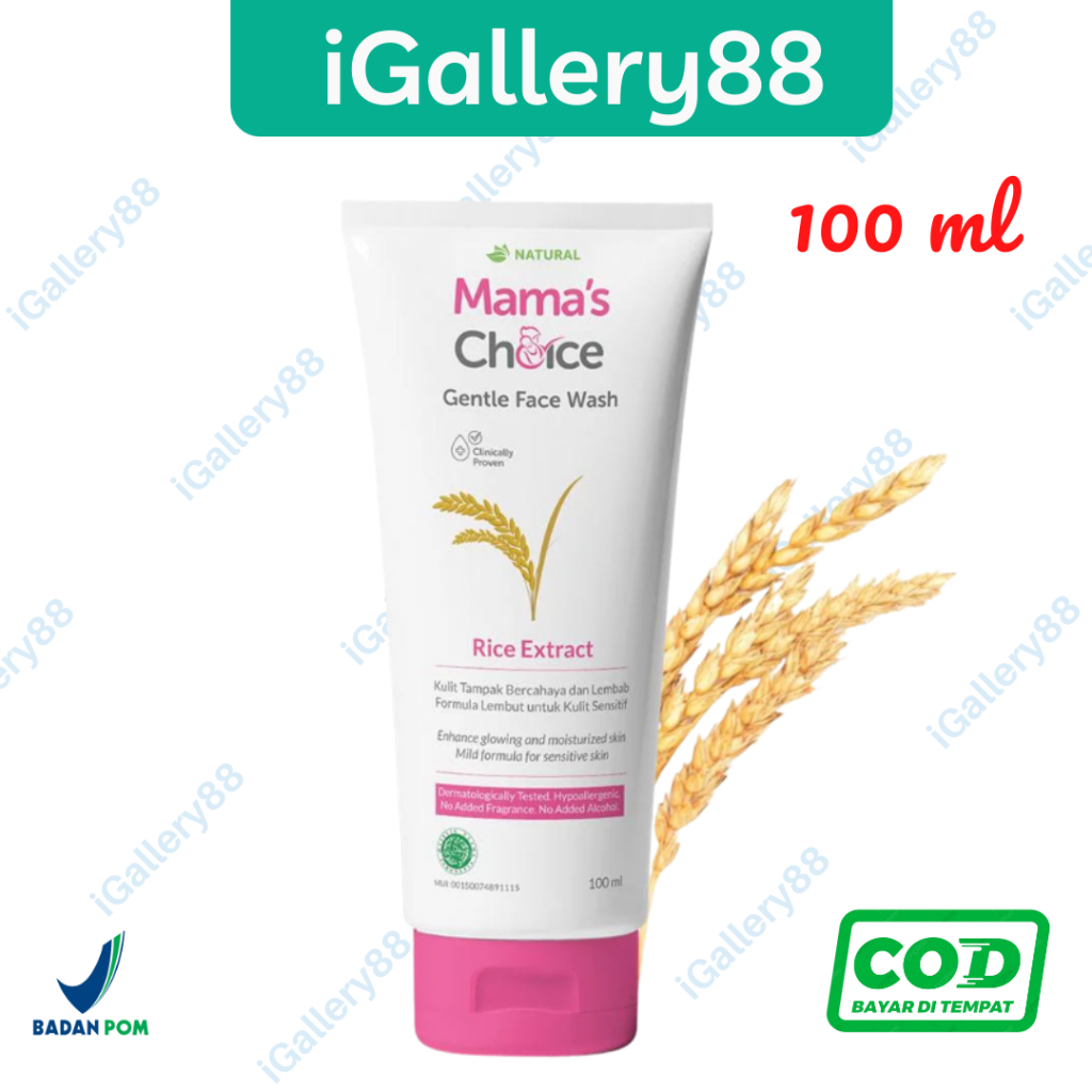 Mama's Choice Gentle Face Wash 100 ml Sabun Pembersih Wajah Aman Halal Natural