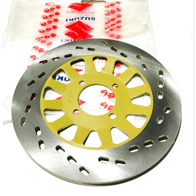 Piringan Disc Cakram Depan Satria Fu 2 Tak Hiu /Shogun 110 PNP UK depan Standar Bulat