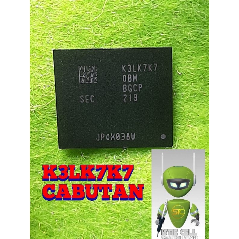 IC RAM K3LK7K7 CABUTAN