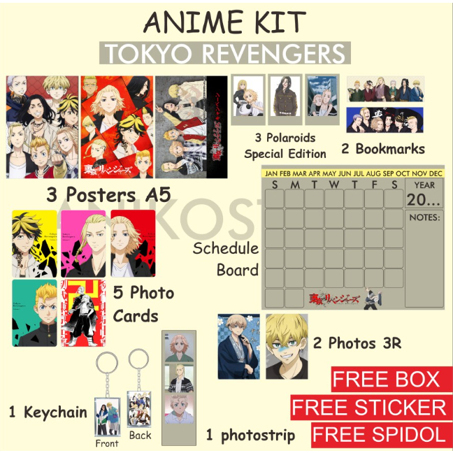 FANKIT TOKYO REVENGERS FANKIT ANIME FANKIT CUSTOM FANKIT FREE POSTER STICKER FANKIT MURAH