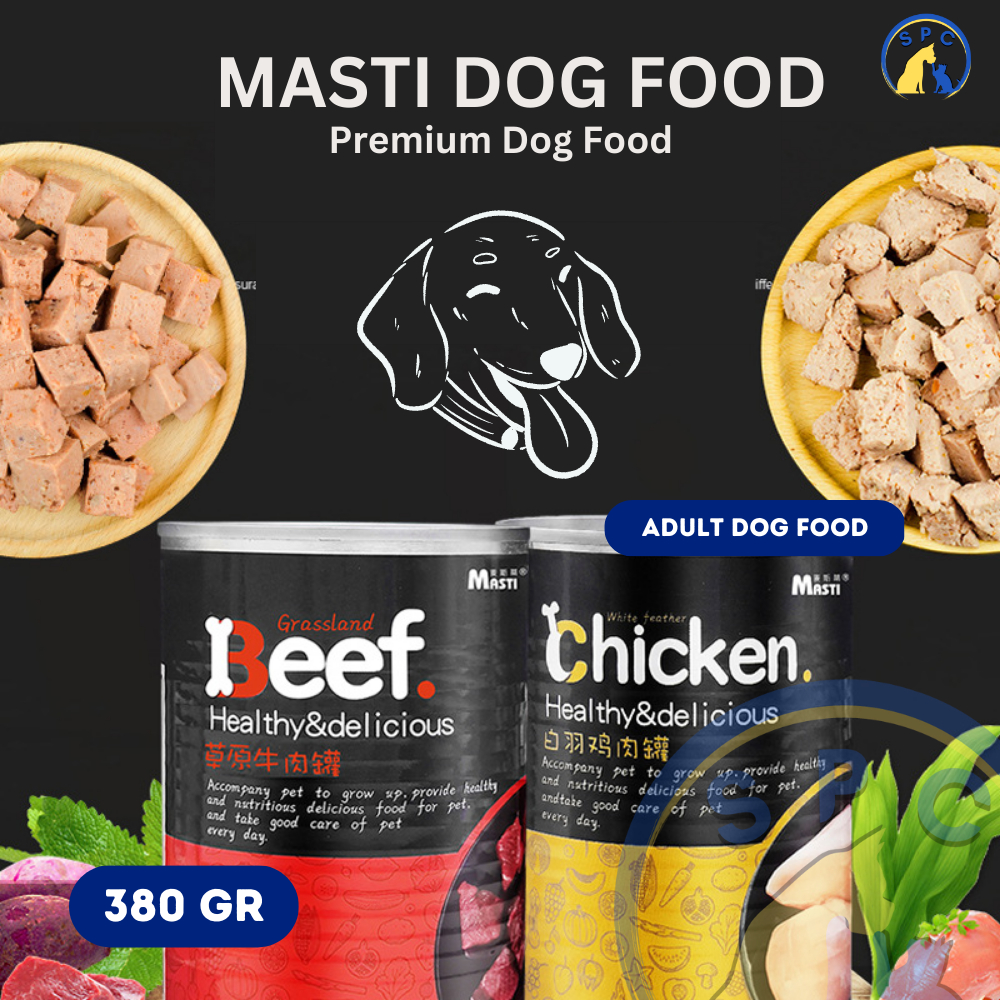 MASTI Dog Food Makanan Anjing Premium 380 Gram