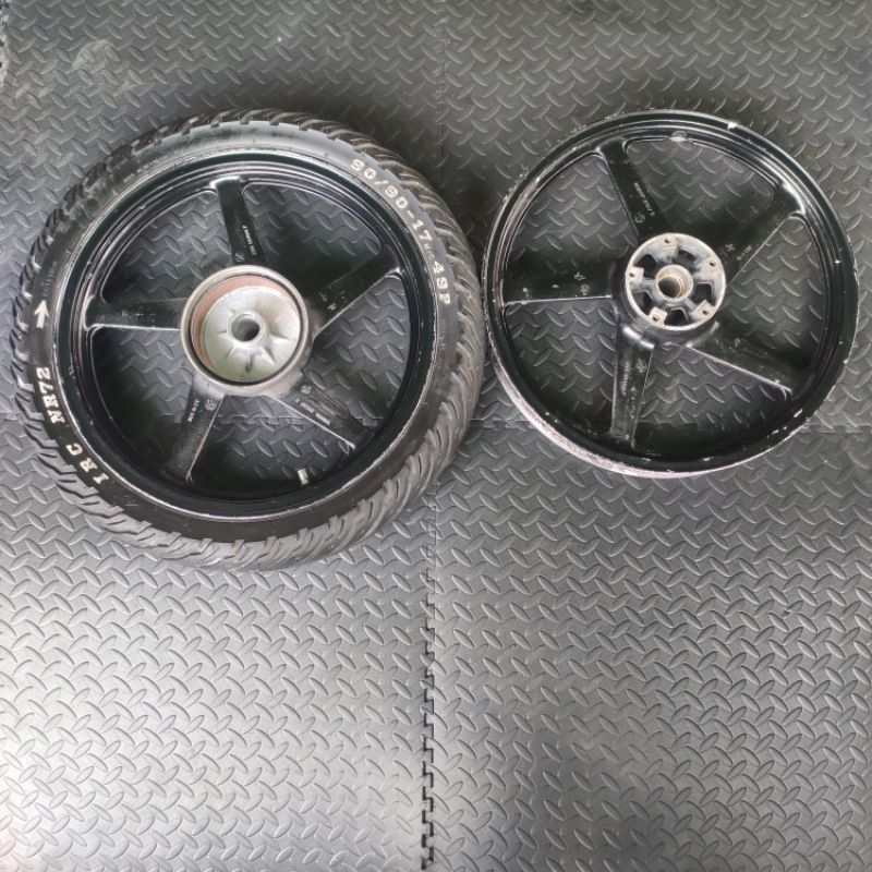 VELG VIXION ORIGINAL ENKEI BAHAN CUSTOM BUBUT MILING