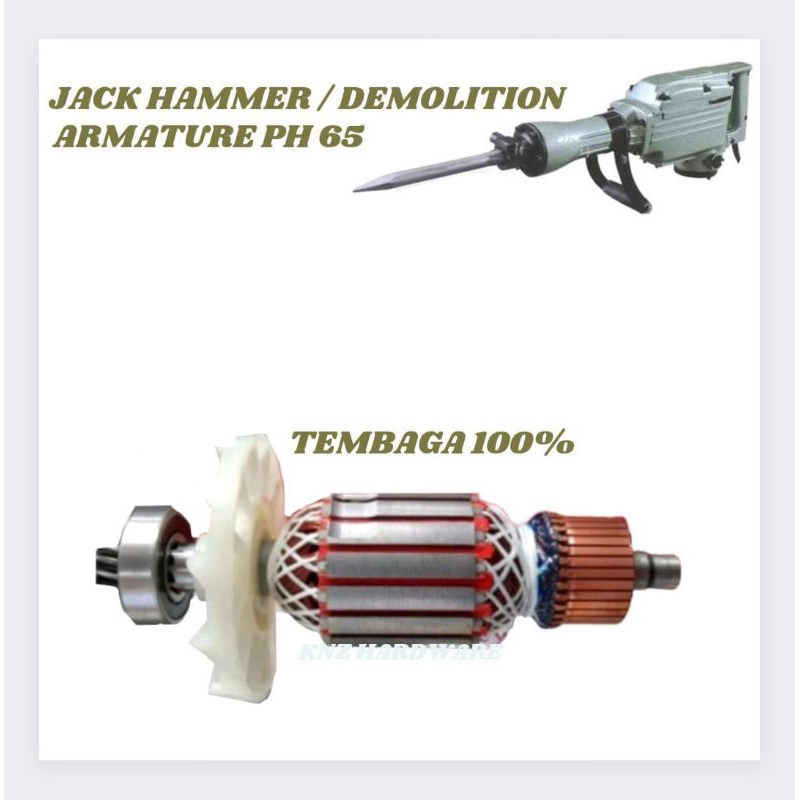 NRT PRO PH65 Armature Angker Rotary Hammer / jack Hamer Demolition Hammer Bobok beton PH 65 NRT PRO