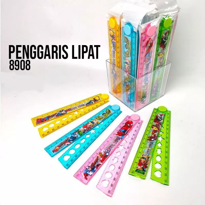 

Penggaris Lipat Fancy Karakter 30 cm