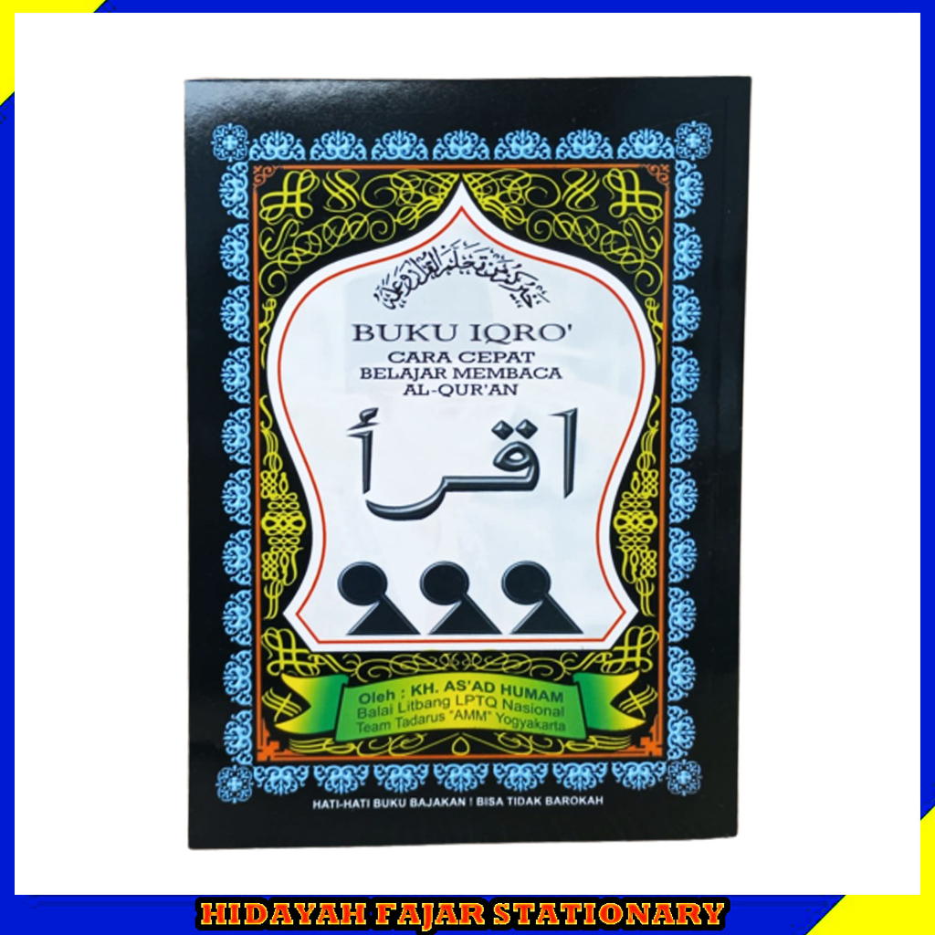 Buku Iqro - Buku Iqro Ukuran Besar Original - IQRO