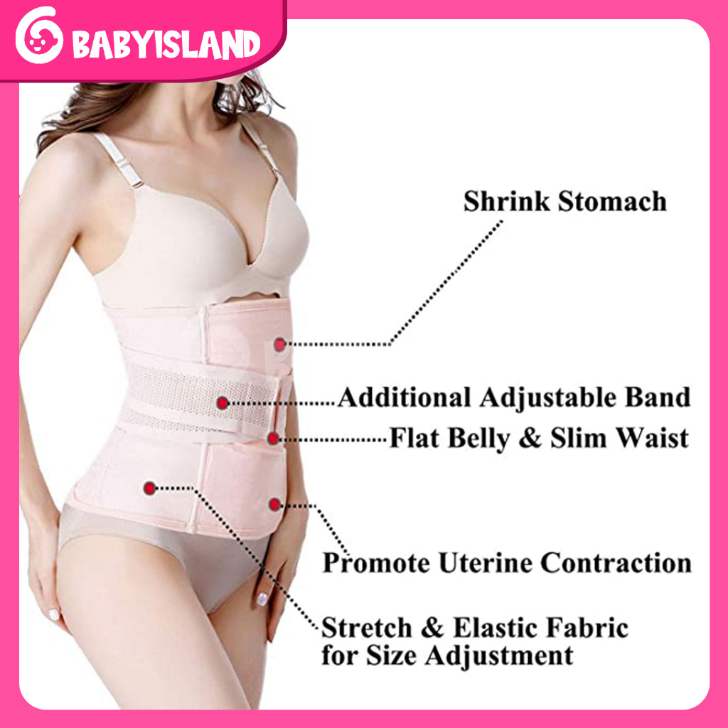 Korset melahirkan /  Maternity Postpartum Recovery Shapewear/ Stagen 2in1 (1 set 2pcs)