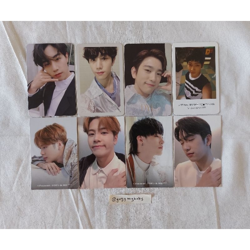 GOT7 PC PHOROCARD MARK JINYOUNG JAEBEOM JAYB JB JACKSON CMN CALL MY NAME DYE PRESENT YOU & ME IDENTI