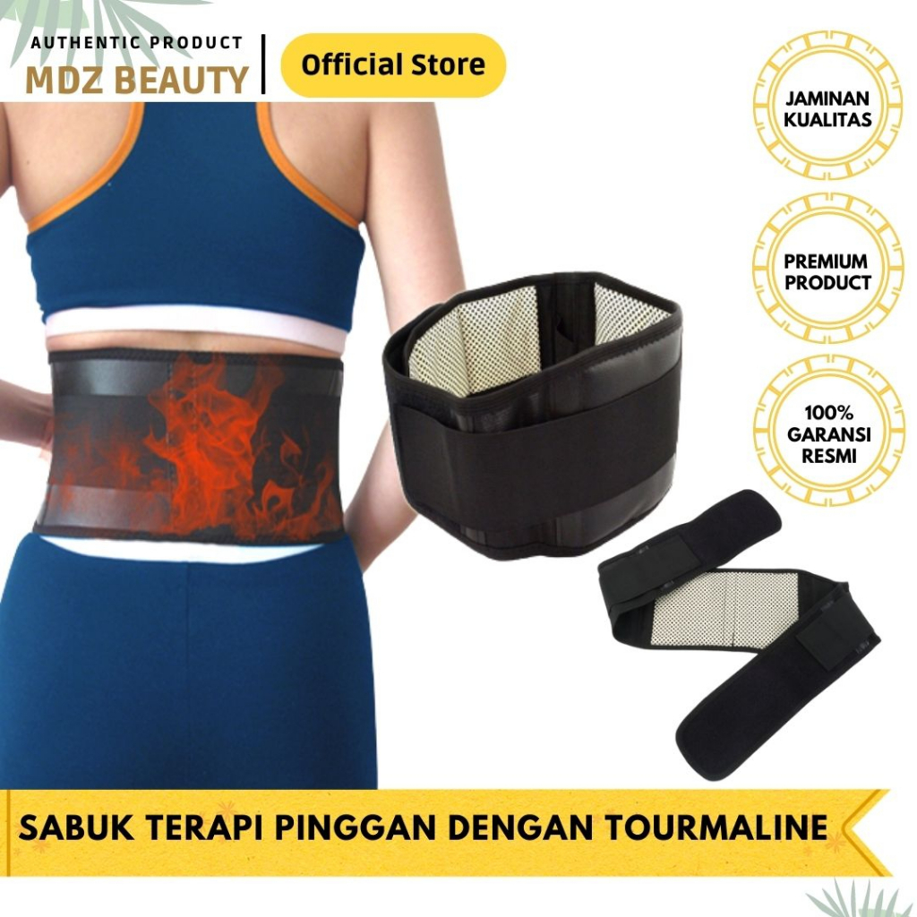 Alat Terapi Pinggang Magnet - Korset Pinggang Tourmaline