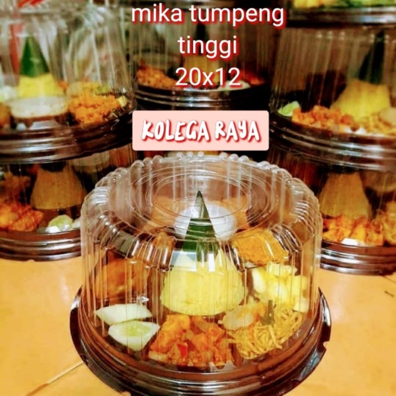Mika tumpeng CT20 sekat model tinggi isi 10pcs