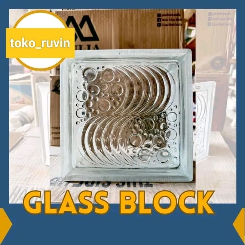 GLASS BLOCK / glas blok / dinding kaca