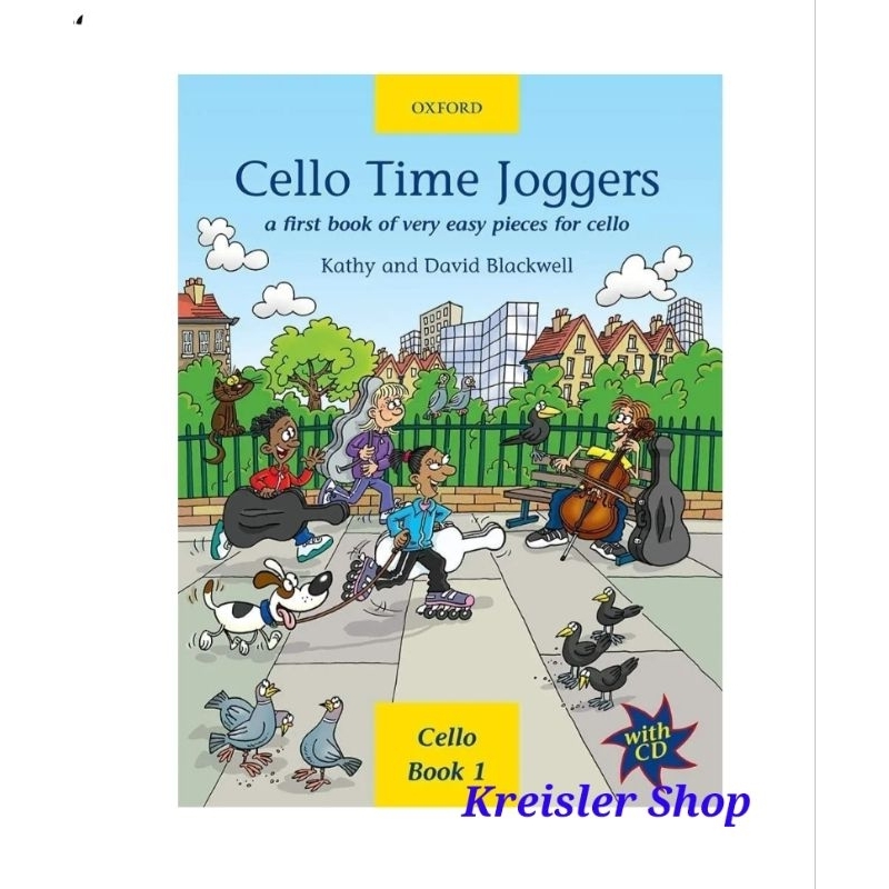 Cello Time Joggers Runners Sprinters buku CELLO by Kathy David Blackwell Beginner Cello Book