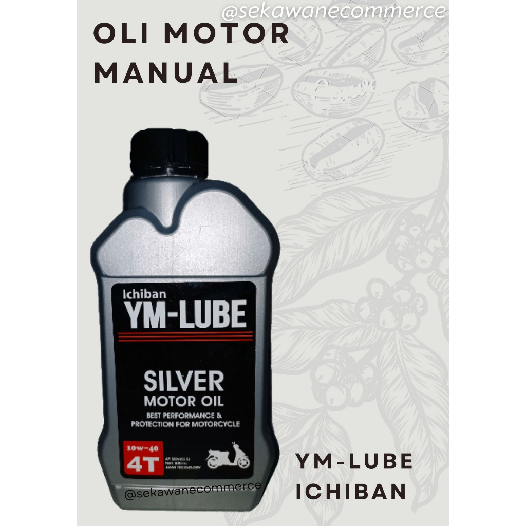 Sparepart Oli Mesin Motor YM-LUBE MANUAL SILVER 0.8L