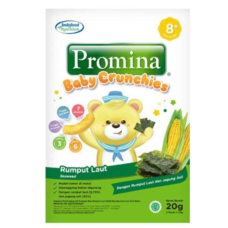 promina baby cruchies rumput laut