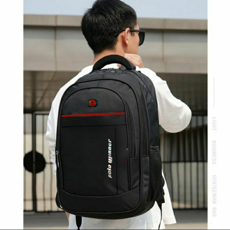 Tas Sekolah Pria Smp Sma Tas Punggung Pria Tas Gendong Tas Ransel Pria Tas Ransel Laptop Polo Winner 1233