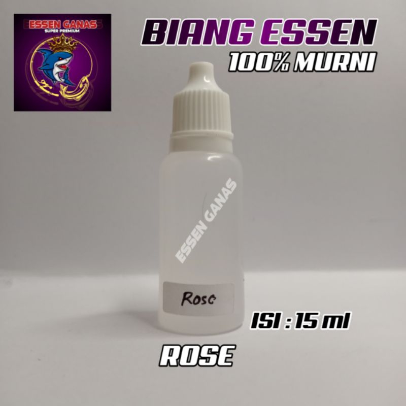 Essen Biang ROSE/BUNGA ROSE Varian 15 ml/Biang Essen Pancing 100% Murni/Penguat Aroma Umpan Pancing
