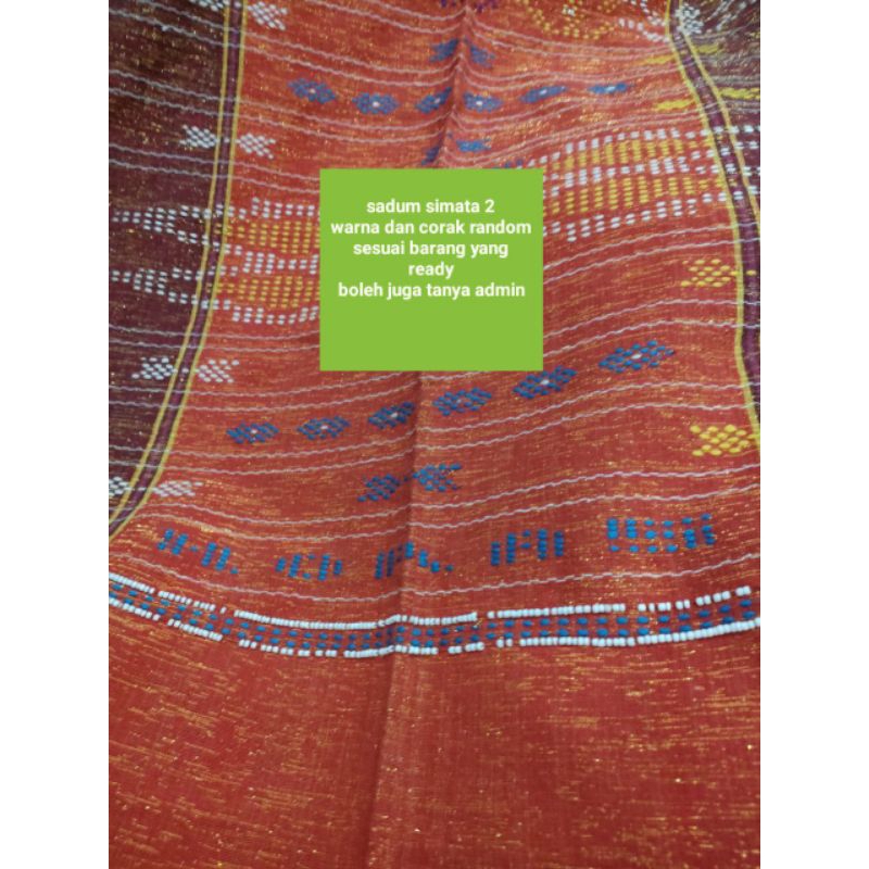 kain ulos tenun sadum panoropi etnik batak